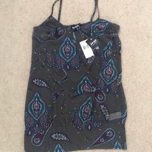 Kensie Top Gray Multi Color Juniors XS